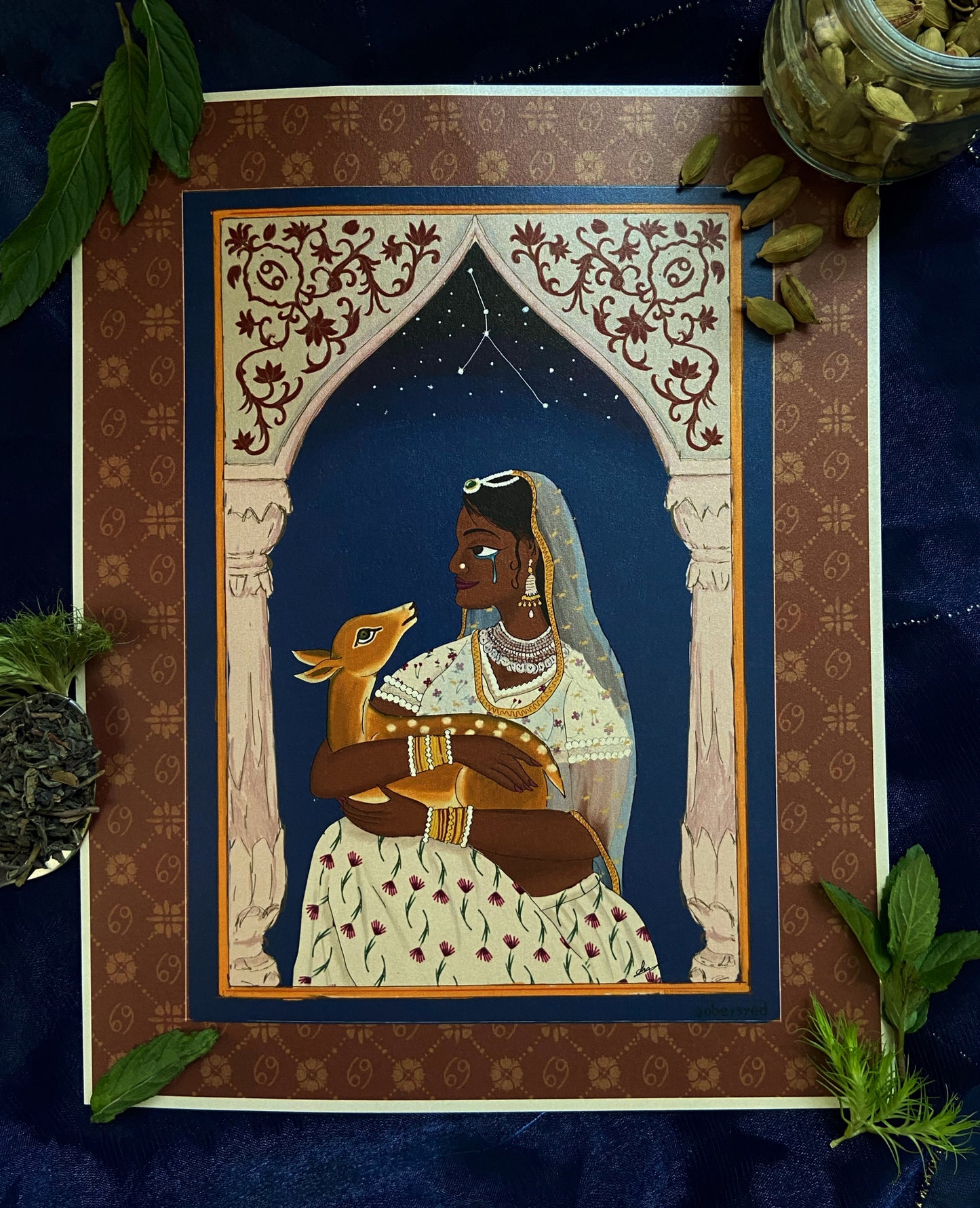 ASTRORANI SHIMMERING ART PRINT
