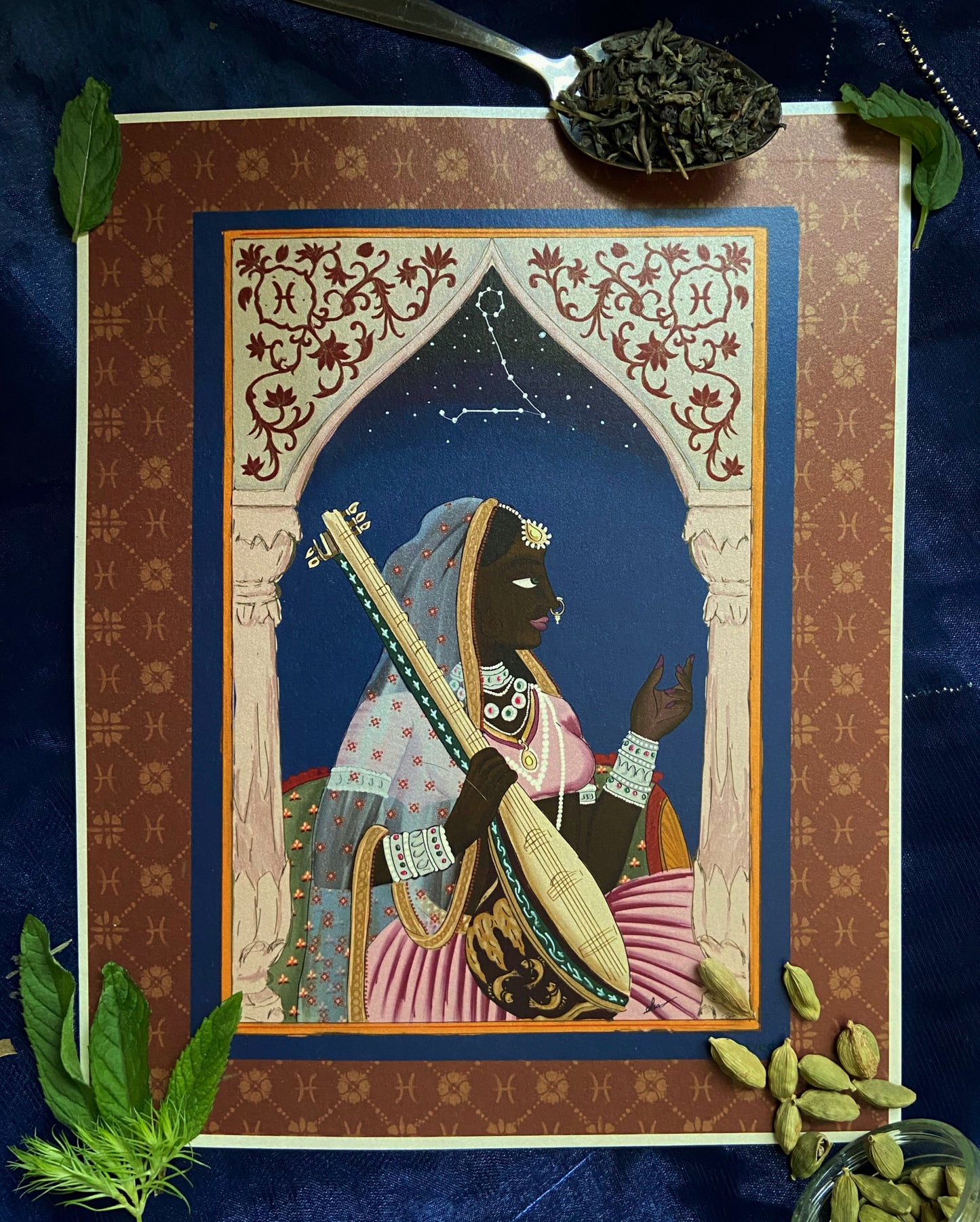ASTRORANI SHIMMERING ART PRINT